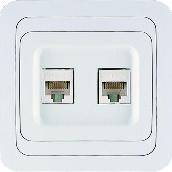 Розетка комп. двойная cat 5 Makel Mimoza 12036 Розетка комп. двойная cat 5 Makel Mimoza 12036
