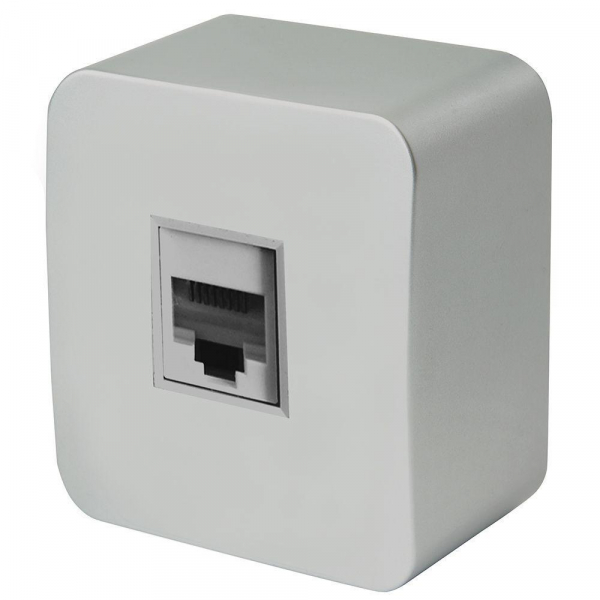 Розетка компьютерная RJ-45 Stekker София серебро MST00-20-03 49324 Розетка компьютерная RJ-45 Stekker София серебро MST00-20-03 49324