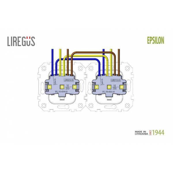 Розетка 2P+E Liregus Epsilon со шторками красный 28-0165 Розетка 2P+E Liregus Epsilon со шторками красный 28-0165