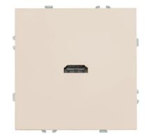 Розетка HDMI 2.0 Type A (механизм), Stekker Эмили, RST00-5118-08, кашемир, soft touch 50169