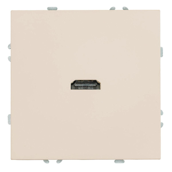 Розетка HDMI 2.0 Type A (механизм), Stekker Эмили, RST00-5118-08, кашемир, soft touch 50169