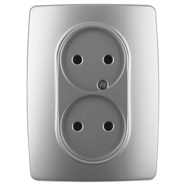Розетка ЭРА 12 2x2P 16A 250V 12-2107-03 Б0031240 Розетка ЭРА 12 2x2P 16A 250V 12-2107-03 Б0031240