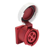 Розетка стационарная внутренняя 3142 3Р+РЕ 16А 380В IP67 EKF PROxima ps-3142-16-380