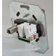 Розетка TV/RJ45 Liregus Retro коричневый омбре 29-034