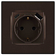 Розетка ЭРА Серия 12 12-4108-13 2P+E 16A-250В со шторками с USB type-A+C 5В-3А бронза Б0067757