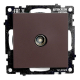 ТВ-розетка RJ-45 Stekker Катрин шоколад GLS00-7108-04 49024