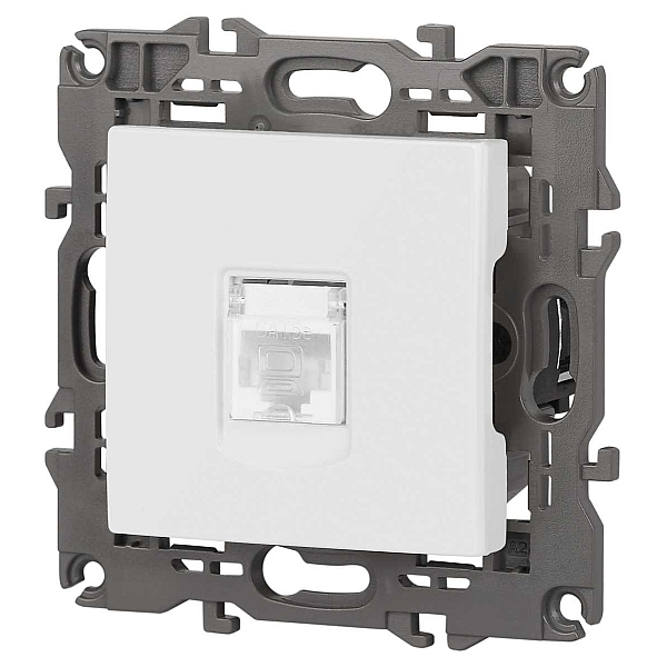 Розетка ЭРА Elegance 14-3107-01М RJ45, белый матовый Б0065763