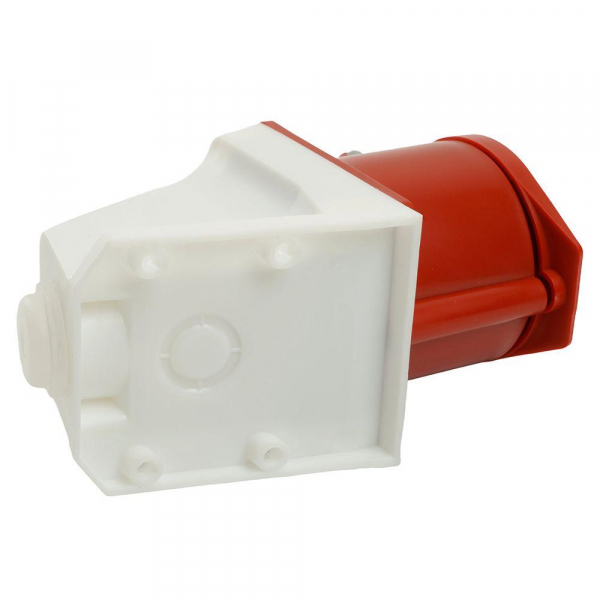 Розетка 3P+PE Stekker с крышкой красный RST32-124-44 49436 Розетка 3P+PE Stekker с крышкой красный RST32-124-44 49436
