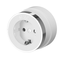 Розетка с заземлением Werkel Vintage белый матовый/хром W5871050 4690389174698