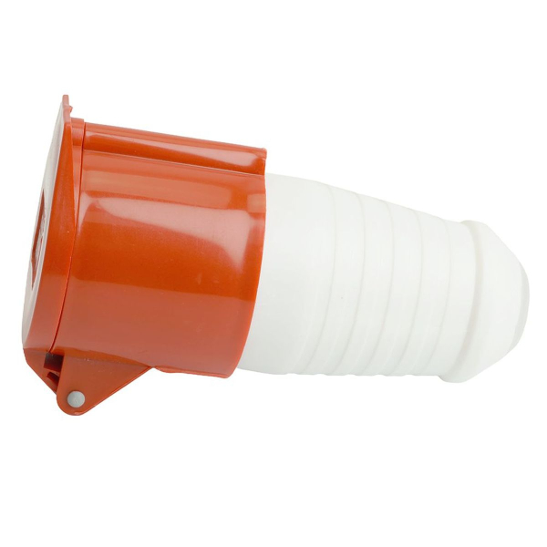 Розетка переносная 3P+PE Stekker с крышкой красный RST32-224-44 49442