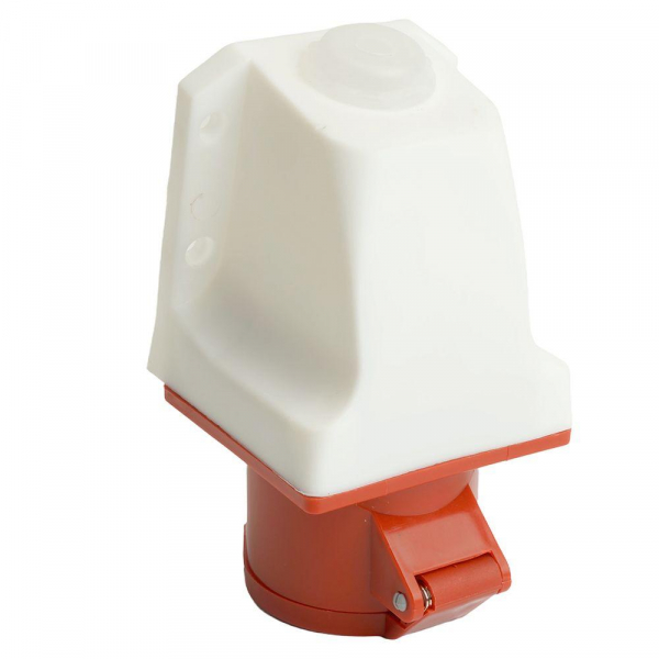 Розетка 3P+PE Stekker с крышкой красный RST16-113-44 49434 Розетка 3P+PE Stekker с крышкой красный RST16-113-44 49434