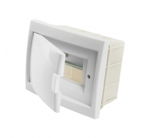 Бокс встраиваемый STEKKER EBX50-2/06-20 6 модулей, белый, пластик, серия Standart