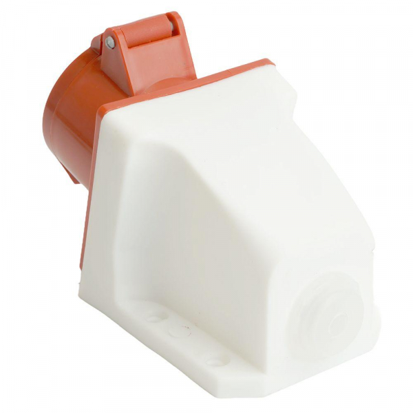 Розетка 3P+PE Stekker с крышкой красный RST16-113-44 49434 Розетка 3P+PE Stekker с крышкой красный RST16-113-44 49434