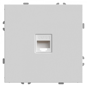 Розетка компьютерная RJ-45 Stekker Эмили белый фарфор RST00-5117-01 49873