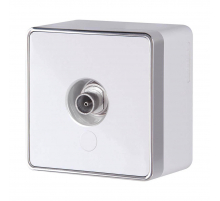 ТВ-розетка Werkel Gallant оконечная белая W5083001 4690389164712