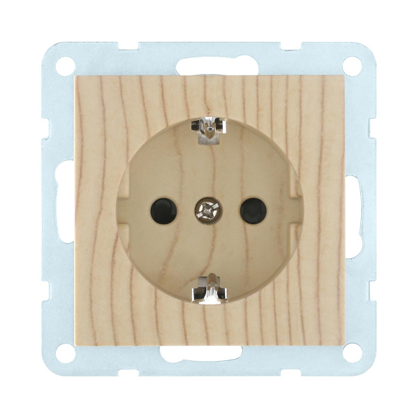 Розетка LK Studio с з/к, со шторками (сосна) LK60 863225-1