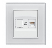 Розетка LAN Vesta-Electric Exclusive White белый FRZ00041017BEL