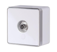 ТВ-розетка Werkel Gallant оконечная белая W5083001 4690389164712