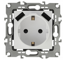 Розетка Эра Elegance 2P+E 16A-250В с защитной шторкой и 2xUSB 5В-3А 14-4109-01 Б0047867