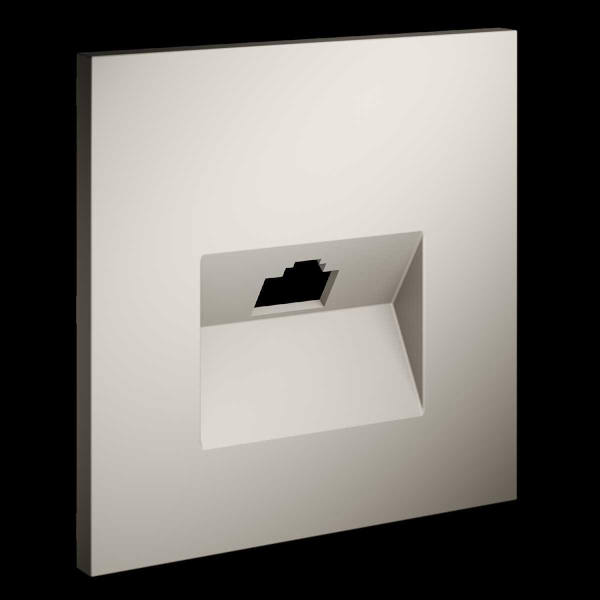 Накладка для розетки компьютерной RJ45 кат.6 S70 (кашемир) Voltum VLS001303