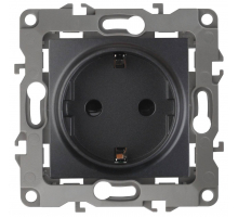 Розетка ЭРА 12 2P E Schuko со шторками 16A 250V 12-2102-05 Б0014691