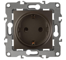 Розетка ЭРА 12 2P E Schuko 16A 250V 12-2101-13 Б0019320