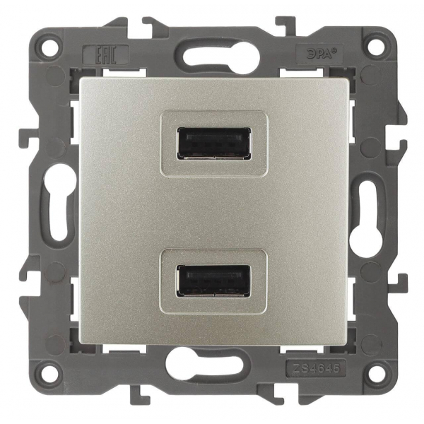 Устройство зарядное USB ЭРА Elegance 5V-2,1A 14-4110-04 Б0034371 Устройство зарядное USB ЭРА Elegance 5V-2,1A 14-4110-04 Б0034371