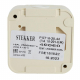 Розетка 2P Stekker Брест с крышкой слоновая кость PST16-20-44 49060