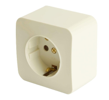 Розетка 2P+PE Stekker София слоновая кость MST16-11-04 49493