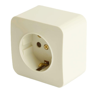 Розетка 2P+PE Stekker София слоновая кость MST16-11-04 49493