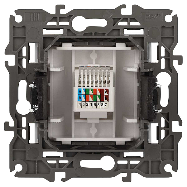 Розетка ЭРА Elegance 14-3107-01М RJ45, белый матовый Б0065763