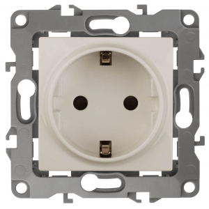 Розетка ЭРА 12 2P E Schuko 16A 250V винтовой зажим 12-2011-02 Б0029235