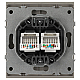 Розетка ЭРА Arktik 16-3108-07 информационная двойная 2XRJ45 титан Б0070490