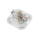 DEA Розетка Телефон RJ11 с/у мех. Бел KRANZ KR-78-0222