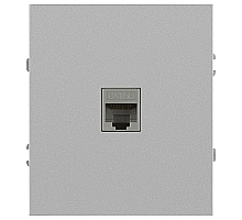 Розетка ЭРА Arktik 16-3107-03 информационная RJ45 алюминий Б0070476