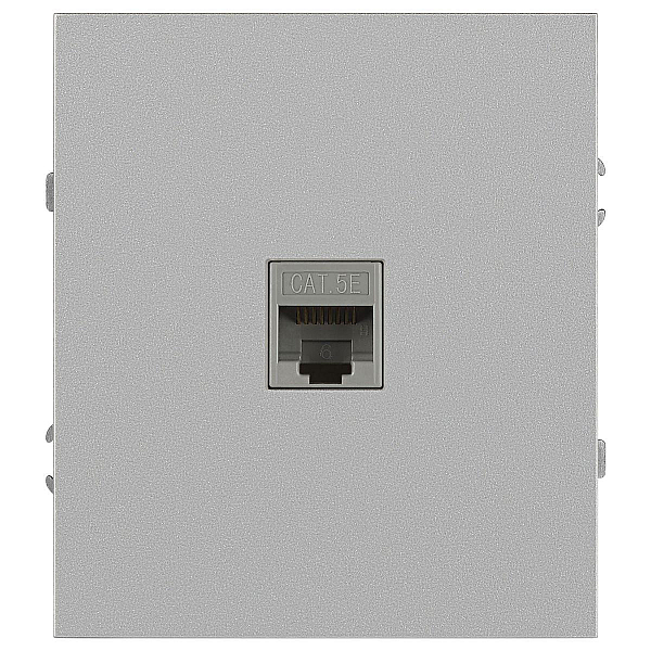 Розетка ЭРА Arktik 16-3107-03 информационная RJ45 алюминий Б0070476