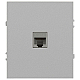 Розетка ЭРА Arktik 16-3107-03 информационная RJ45 алюминий Б0070476