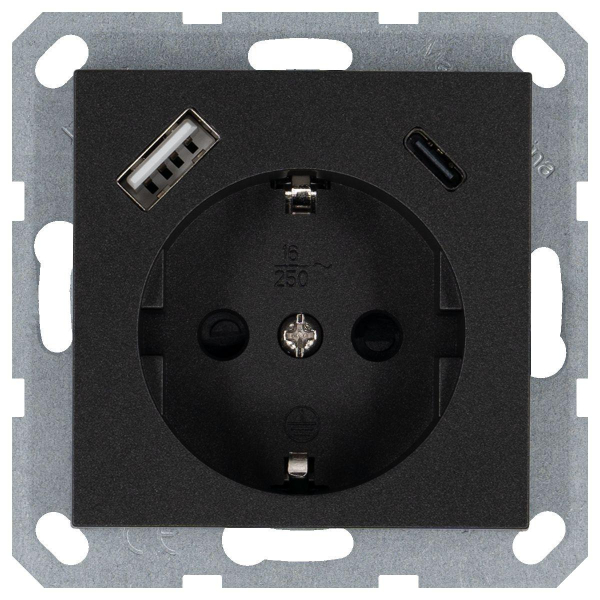 Розетка Jasmart G5501USB-25B Розетка Jasmart G5501USB-25B