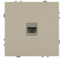 Розетка ЭРА Galaxy 15-3107-04 информационная RJ45 IP20 шампань Б0070741