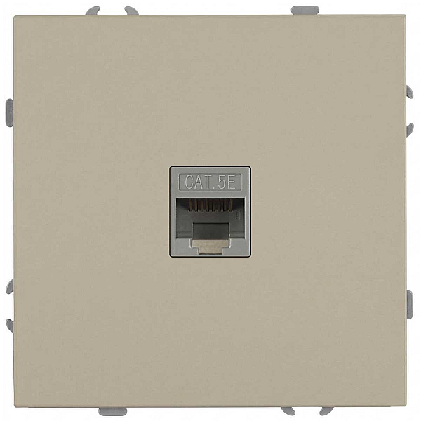 Розетка ЭРА Galaxy 15-3107-04 информационная RJ45 IP20 шампань Б0070741