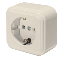 Розетка 2P+PE Stekker Брест слоновая кость PST16-21-20 49059