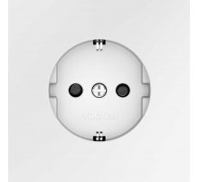 Розетка встраиваемая Voltum S70 с заземлением и защитными шторками, 16А, (белый матовый) VLS040202