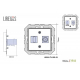 Розетка HDMI/TV оконечная Liregus Epsilon антрацит 28-1132