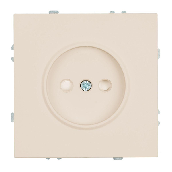 Розетка 1-местная с защитной шторкой (механизм), Stekker, б/з, 250В, 16А Эмили, RST16-5109-08, кашемир, soft touch 49902