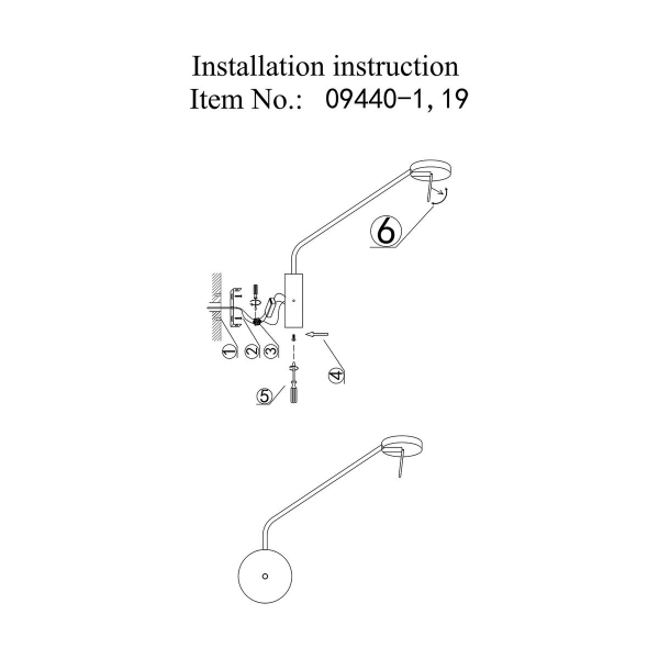 Бра Kink Light Некси 09440-1,19(4000K) Бра Kink Light Некси 09440-1,19(4000K)