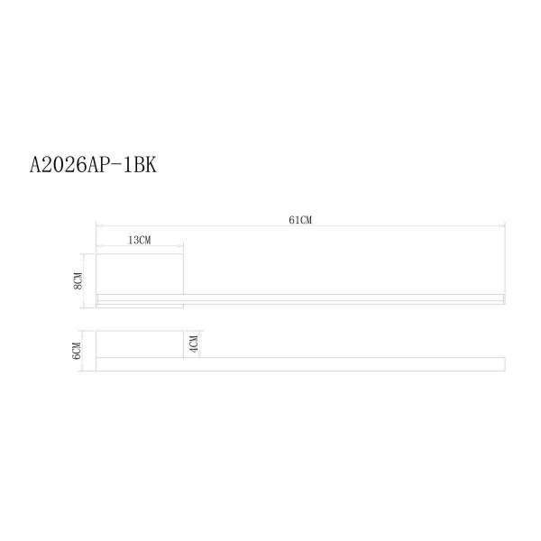 Бра Arte Lamp Sargas A2026AP-1BK Бра Arte Lamp Sargas A2026AP-1BK