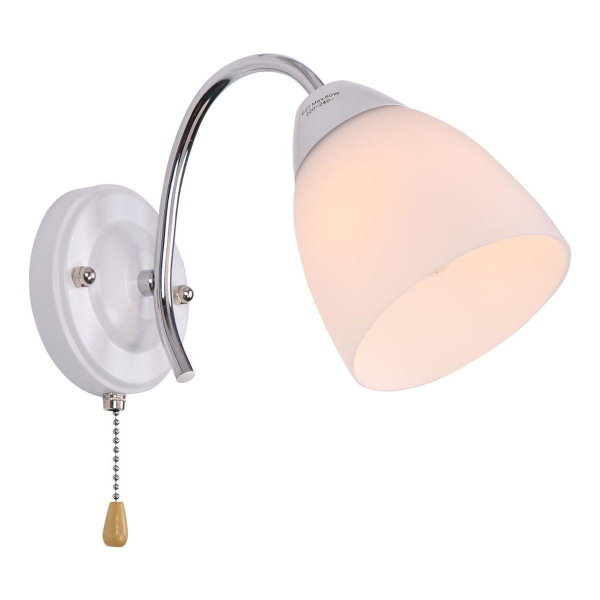 Бра IMEX MD.8410-1-W CH+WH Бра IMEX MD.8410-1-W CH+WH