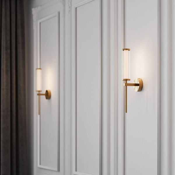 Бра Eurosvet Stark 50387 LED латунь Бра Eurosvet Stark 50387 LED латунь
