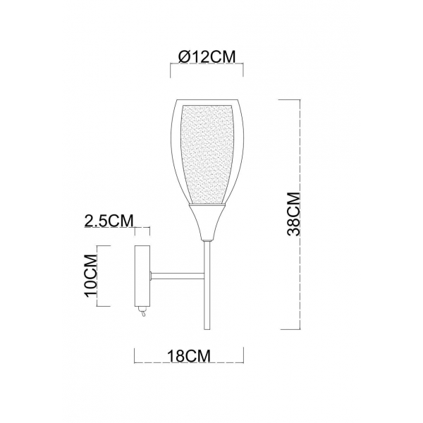 Бра Arte Lamp Barry A7951AP-1GO Бра Arte Lamp Barry A7951AP-1GO