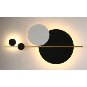 Бра Alfa Light F4324-22 L290*H600 black+white